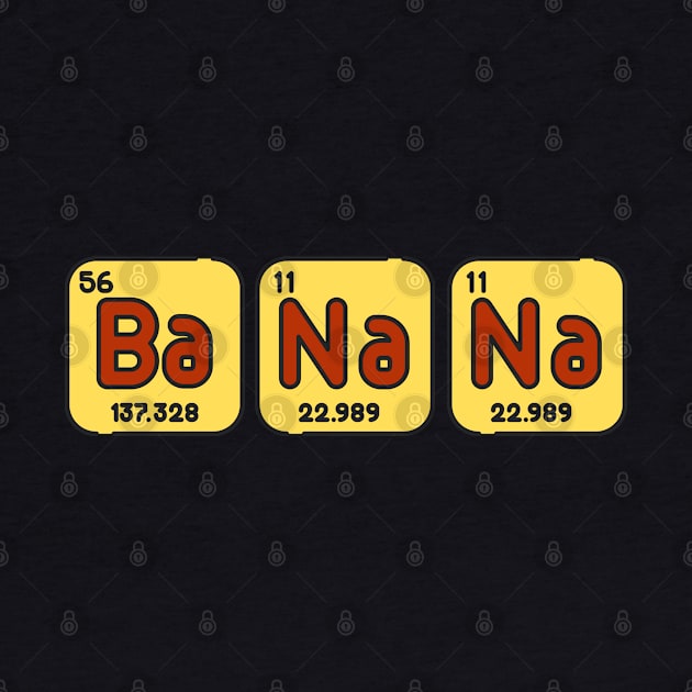 Banana Periodic Elements by Delta V Art